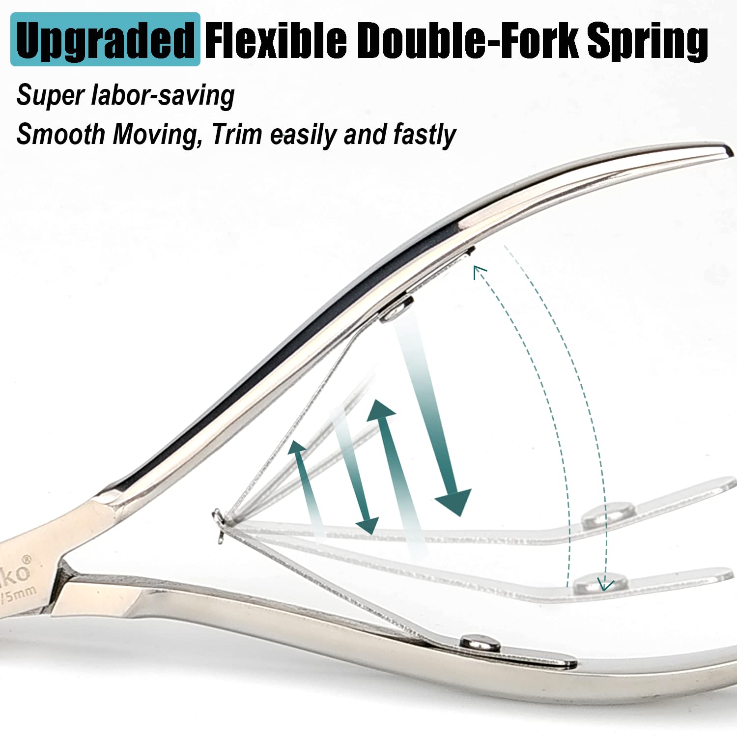 LePinko cuticle trimmer easy-clean design for quick sanitation.