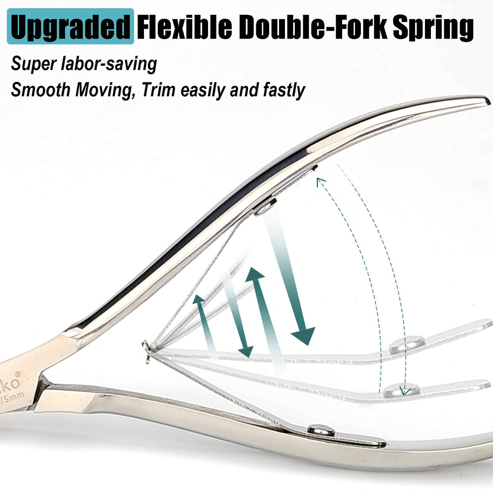 LePinko cuticle trimmer easy-clean design for quick sanitation.
