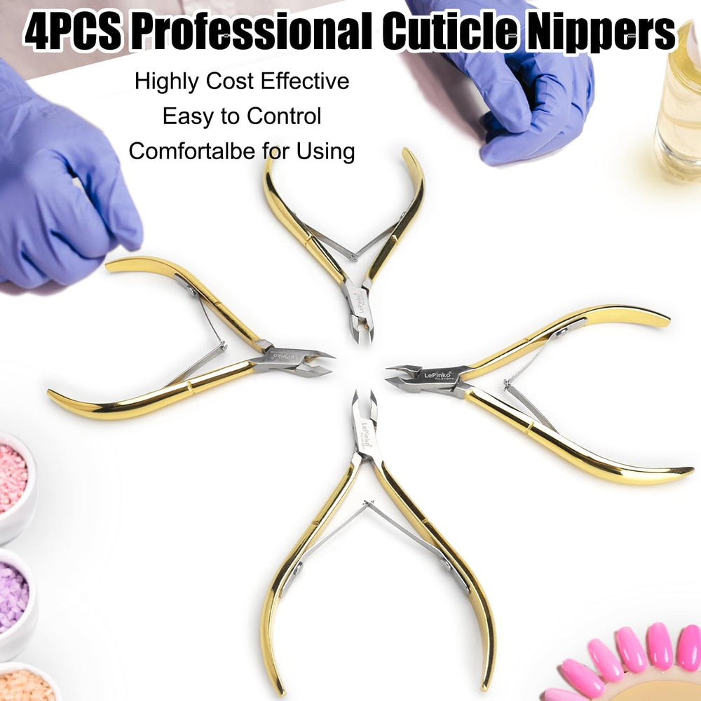 LePinko cuticle trimmer with 5mm jaw for precise foot and nail care.