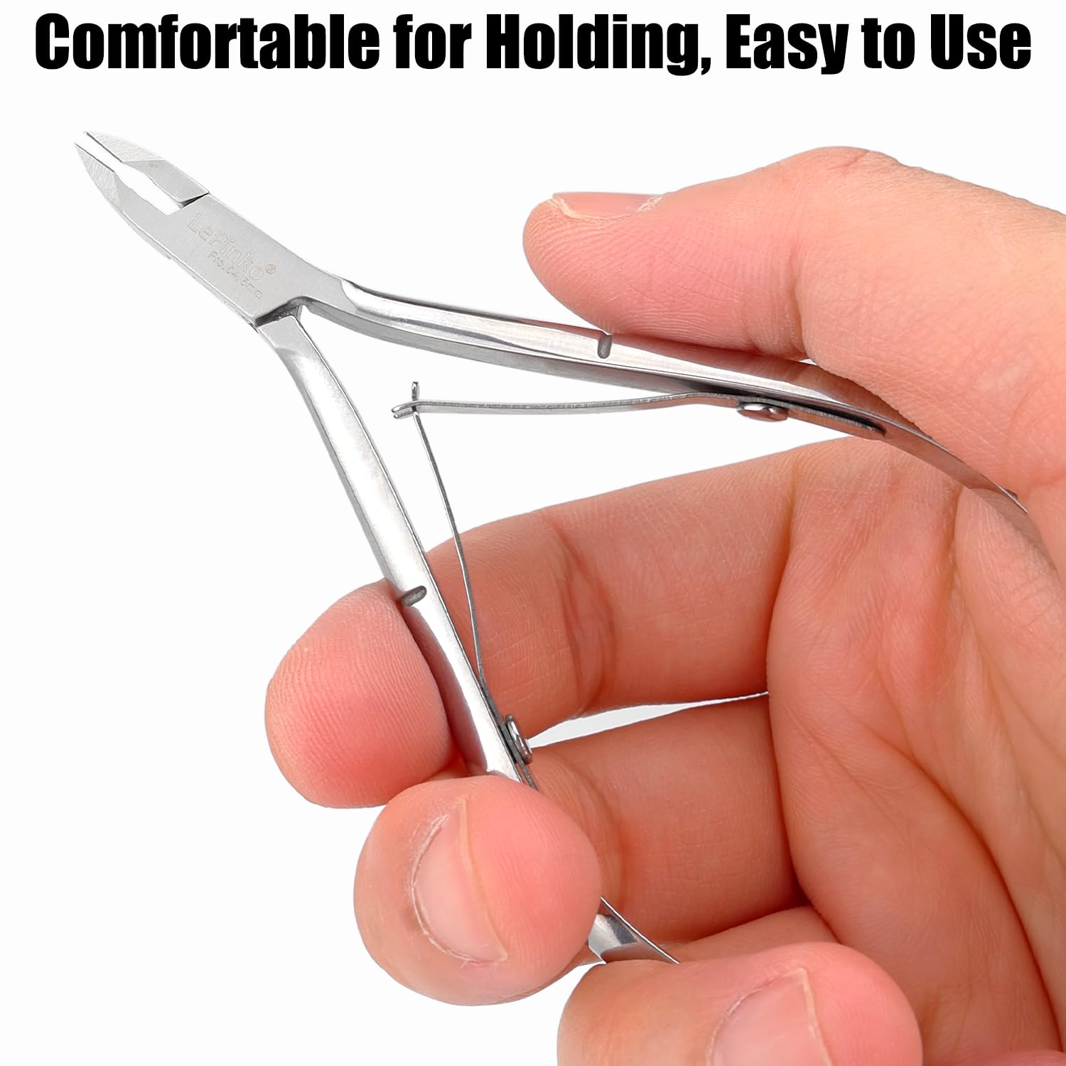 LePinko cuticle trimmer travel-case keeps tools organized on trips.
