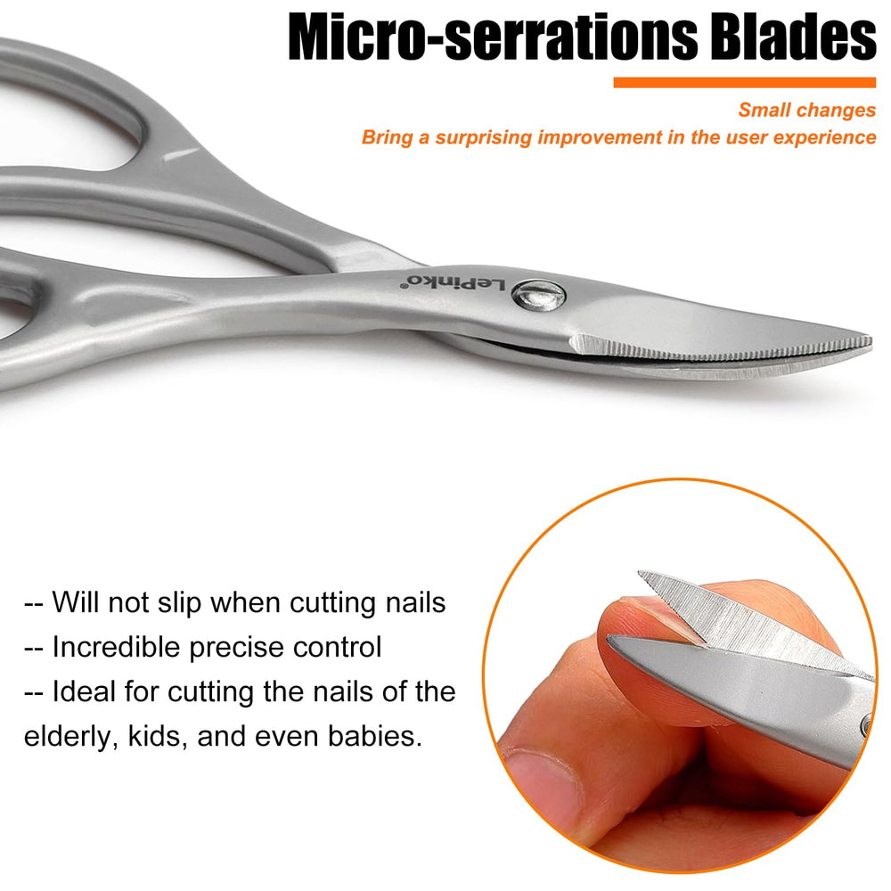 LePinko ergonomic handle and satin finish offer comfortable grip.