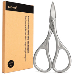 LePinko Professional Nail Scissors Kit front view for precise at-home grooming.