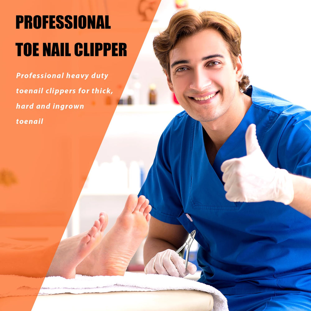 LePinko clippers feature wide-open jaws for easy trimming of ingrown nails.