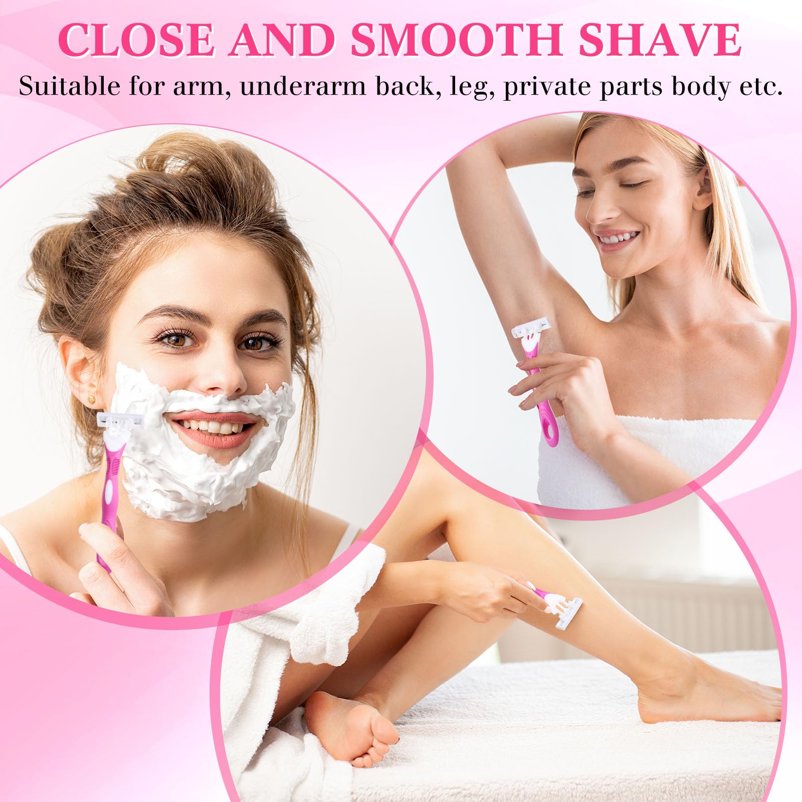 Leriton razor with transparent protective cover for safe storage.