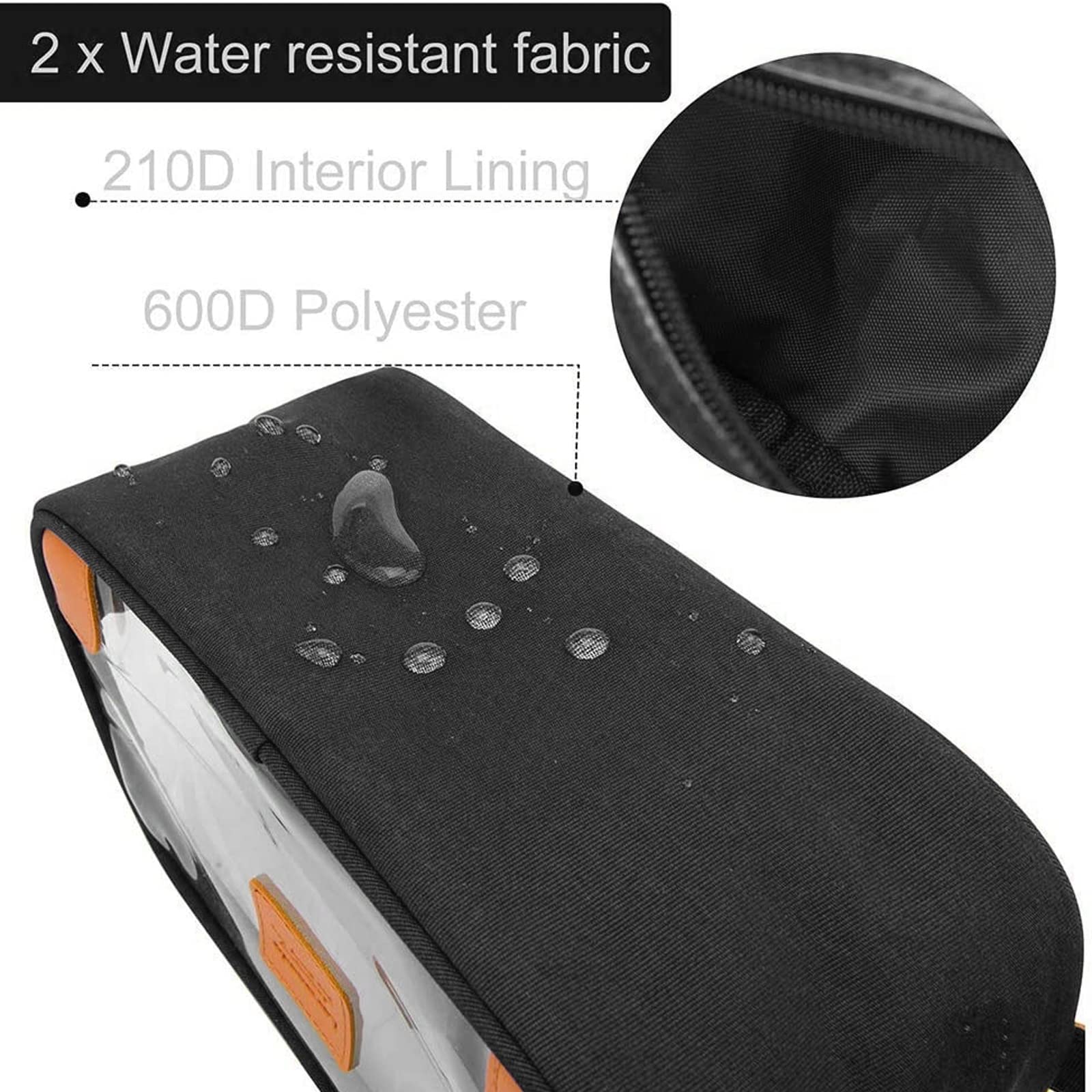 Lermende clear bag interior view highlights spacious 3.8L capacity