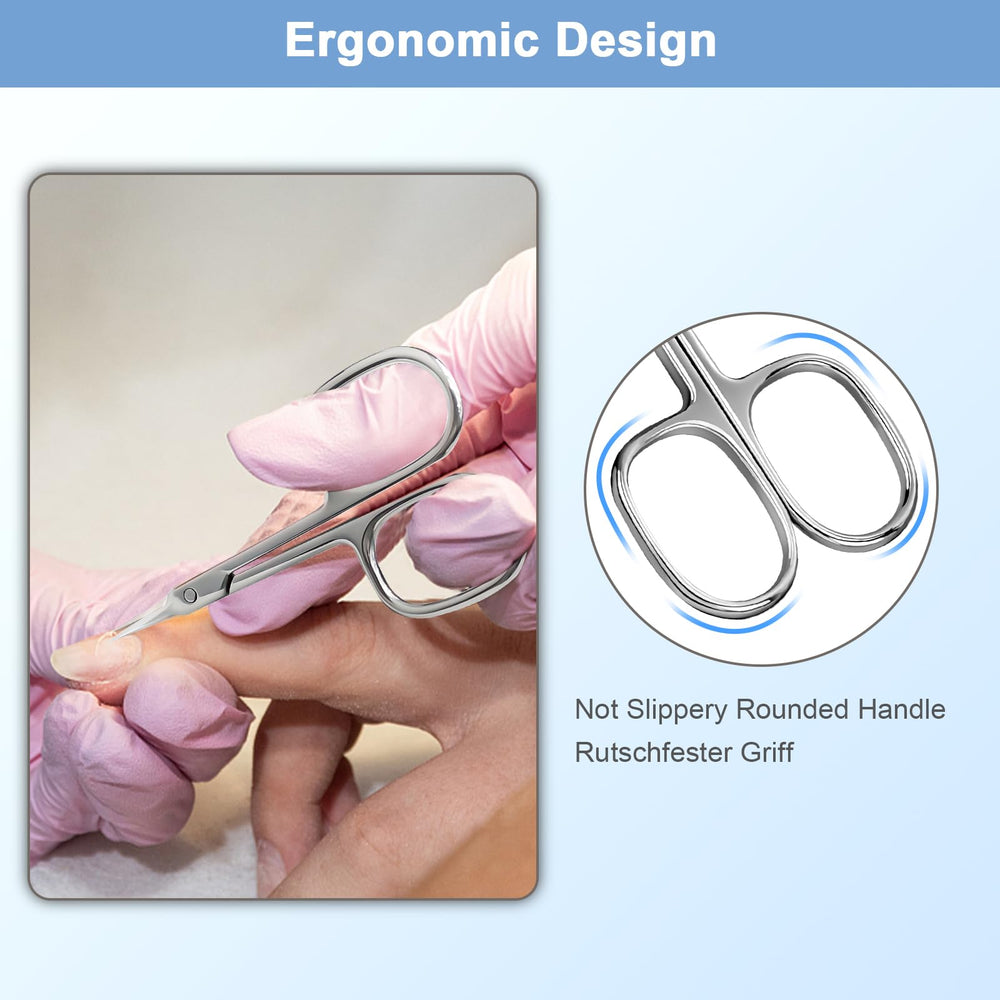 Lermende Cuticle Scissors portable-case shows travel-ready protective storage.