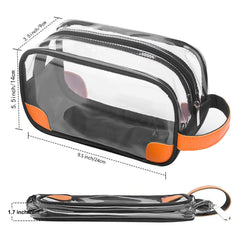 Lermende large toiletry bag durability with waterproof materials protects contents