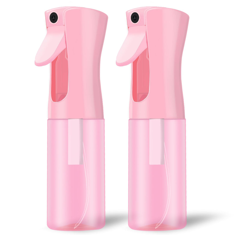 LERPOLOR empty spray bottle 6.8oz pink, easy refills and continuous spray.
