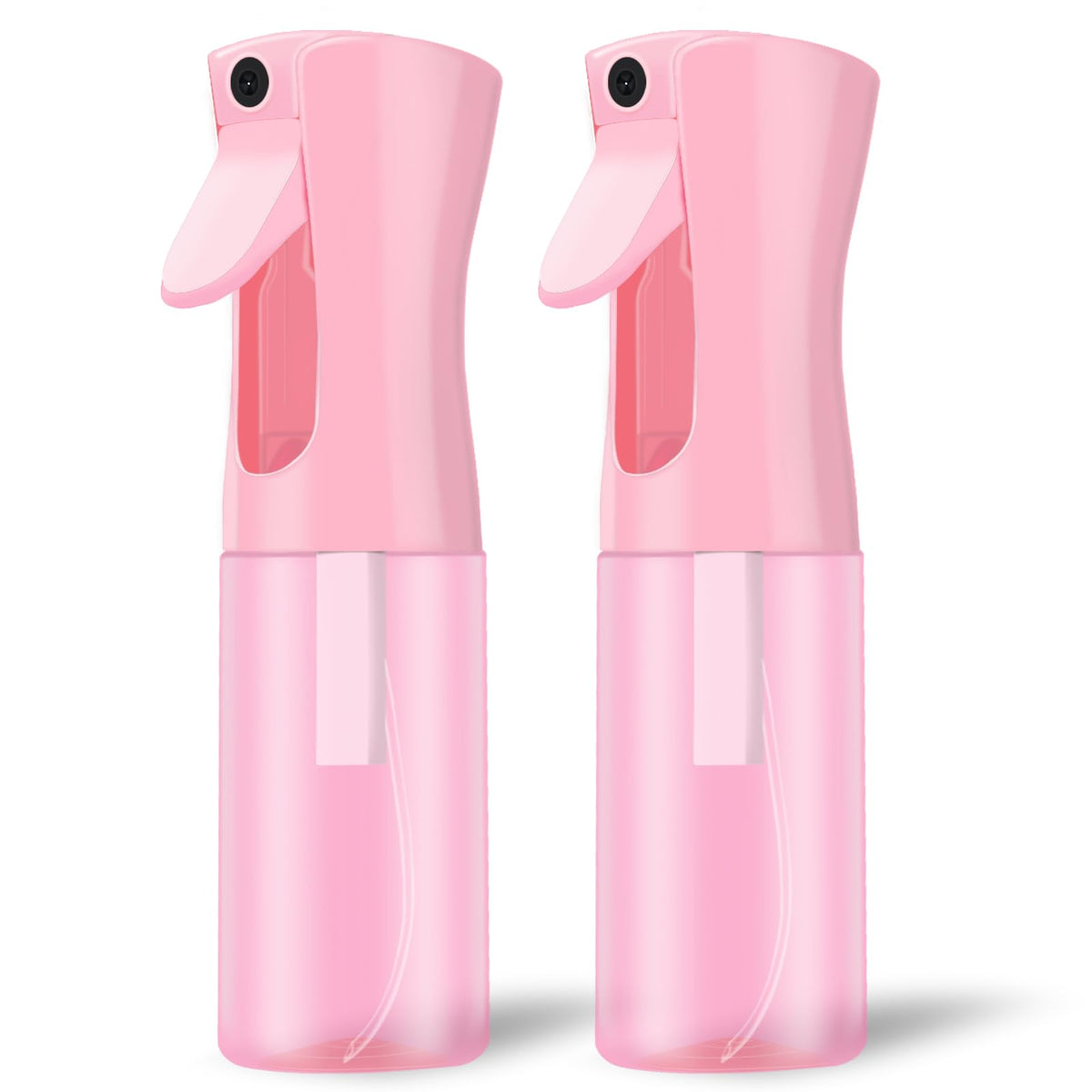 LERPOLOR empty spray bottle 6.8oz pink, easy refills and continuous spray.