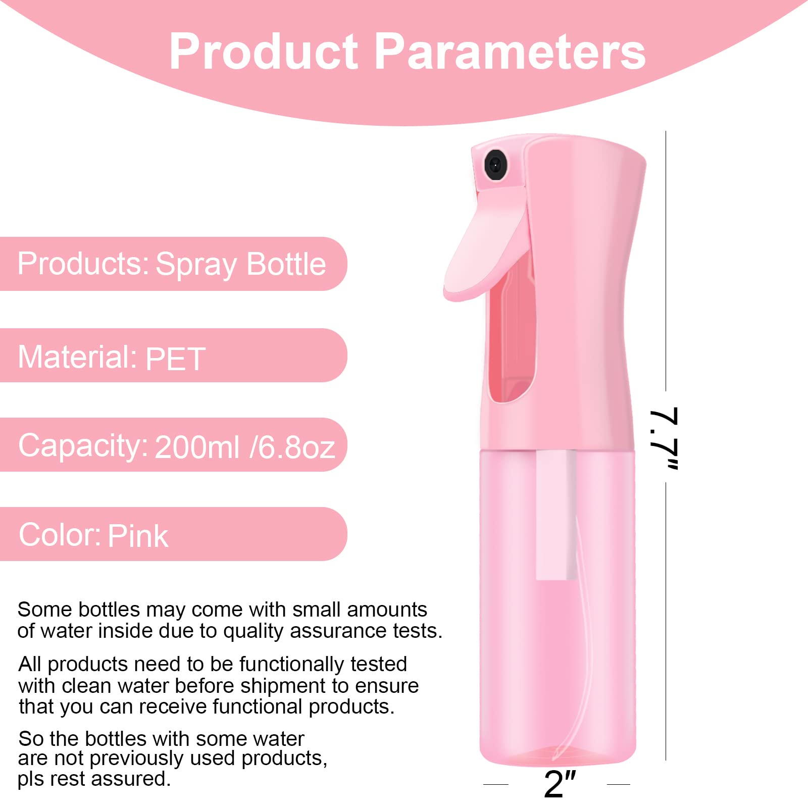LERPOLOR fine-mist spray in pink bottle ideal for even coverage.