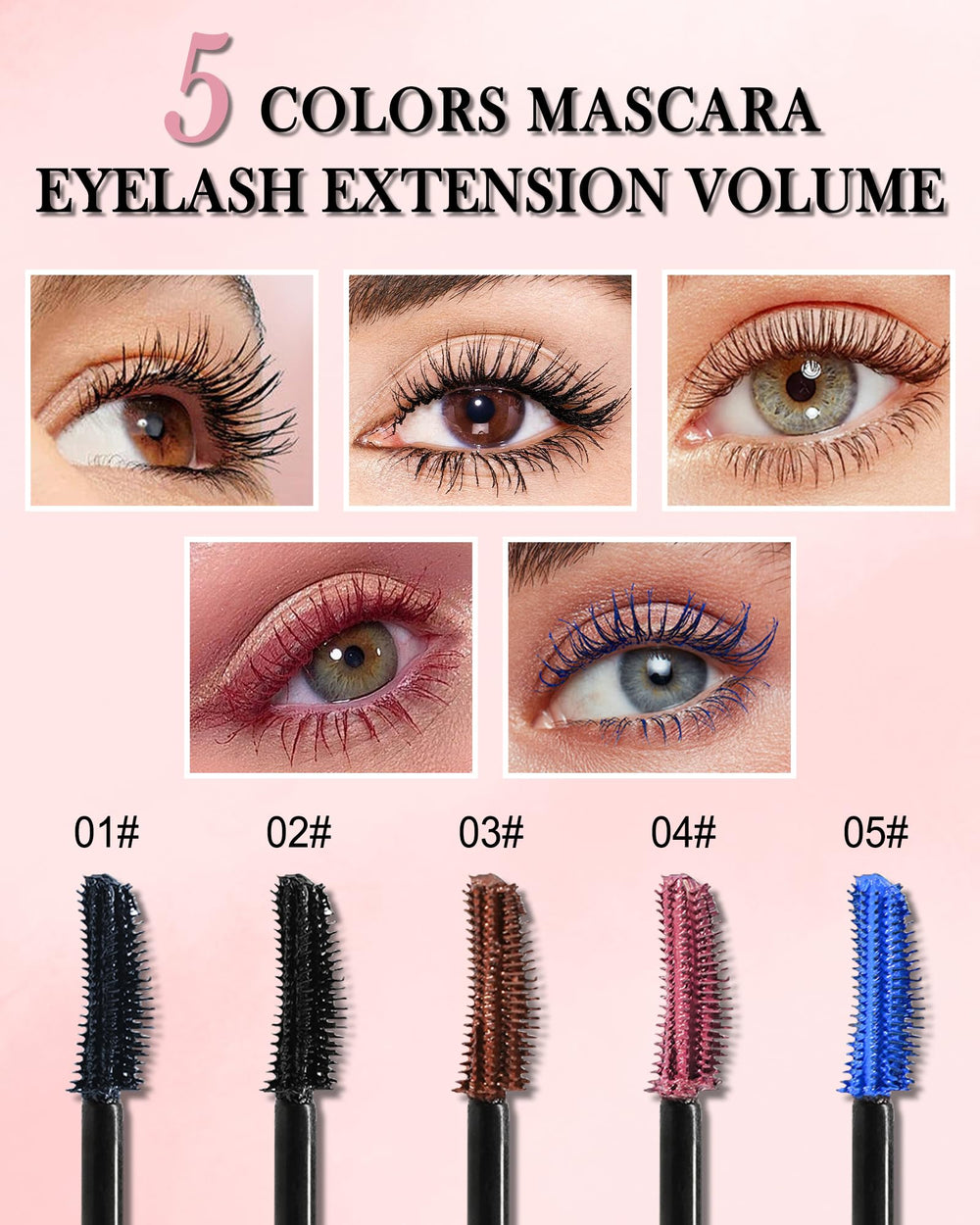 Lestpola waterproof mascara withstands rain or sweat with long-lasting finish