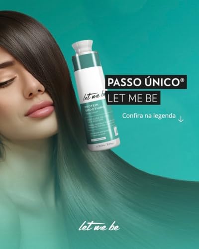 Let Me Be Hair Keratin Treatment finished hairstyle with glossy shine.