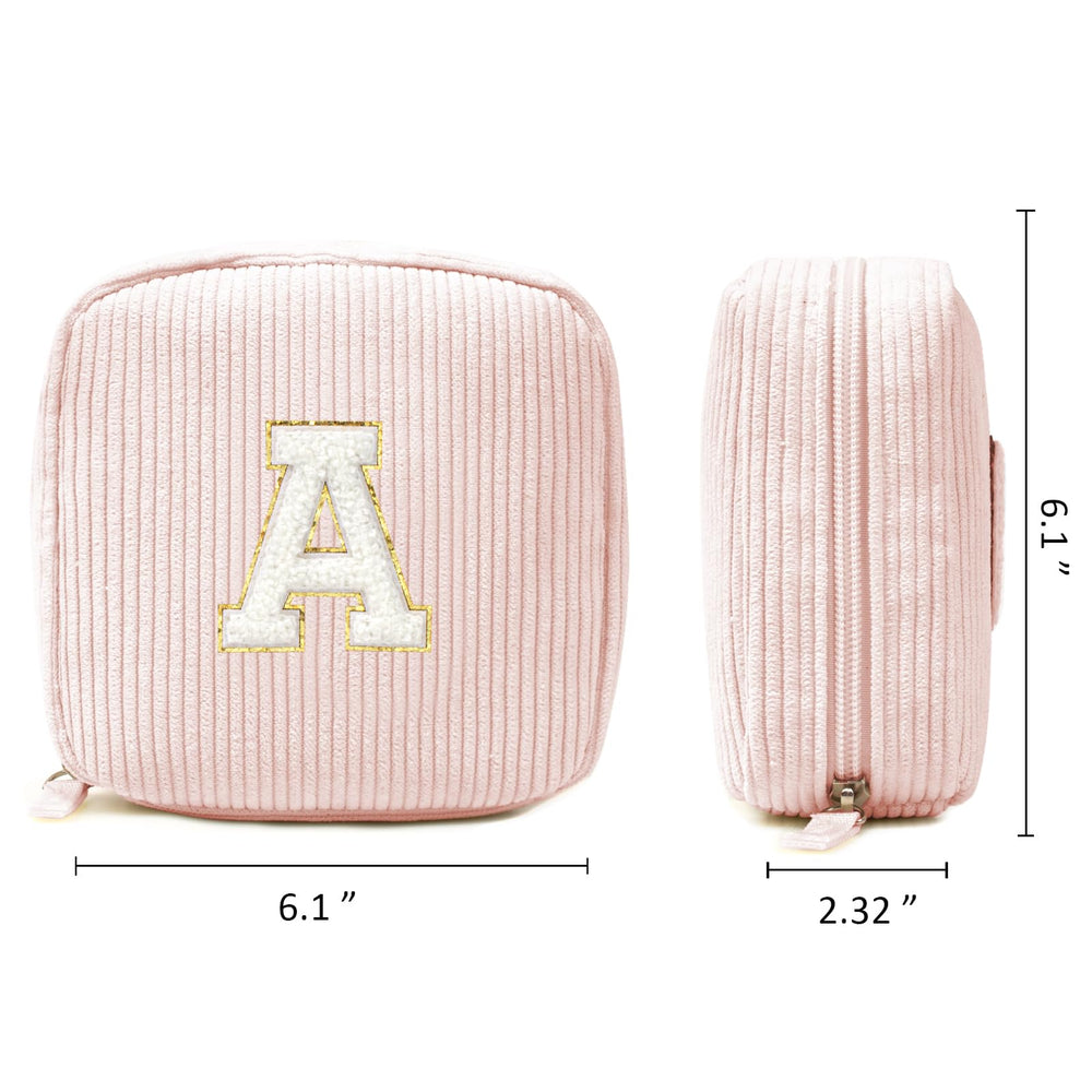 LETGO monogram patch gold chenille closeup highlighting personalized charm for gifting.