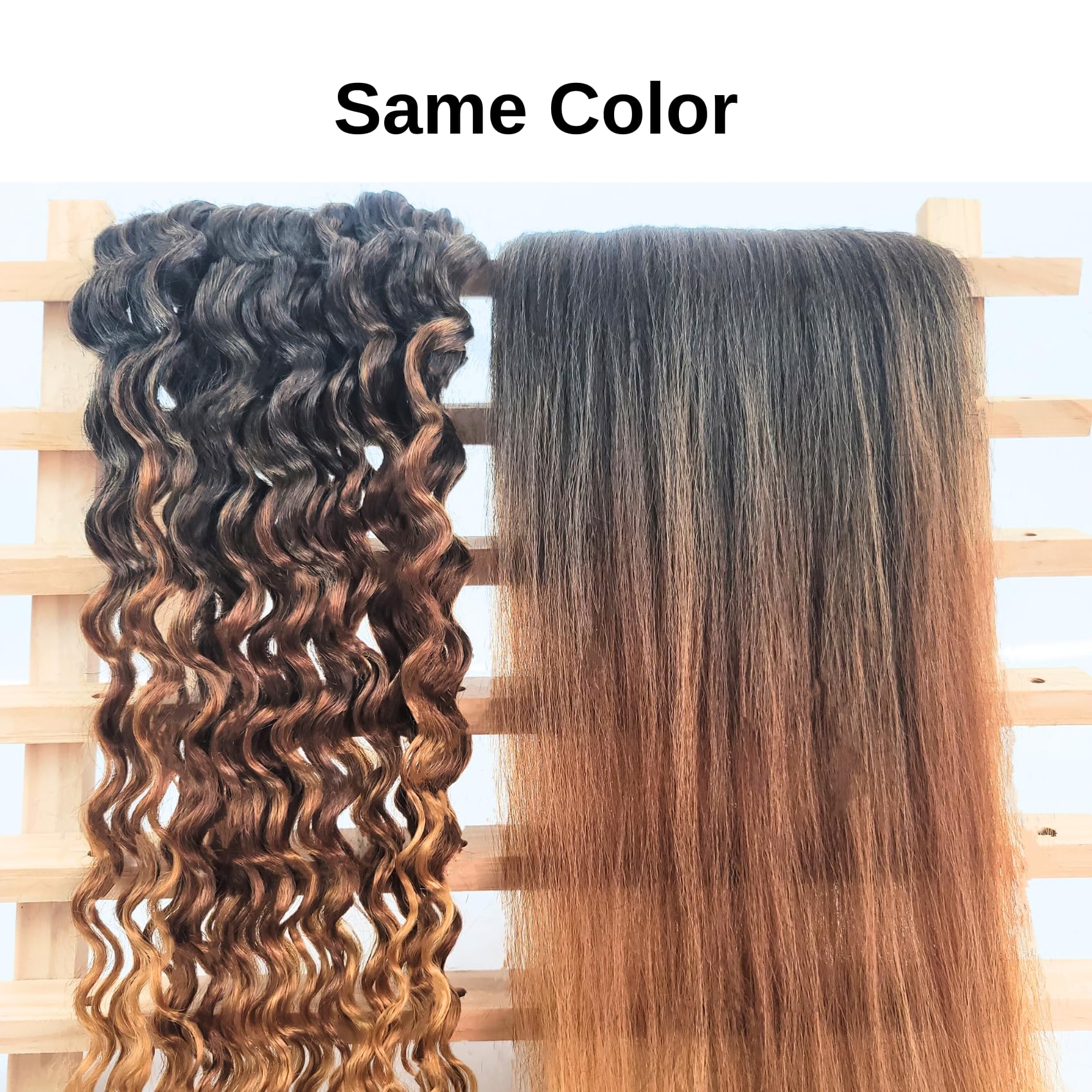 Leticia Ombre knotless box braids demo highlighting lightweight feel and easy installation