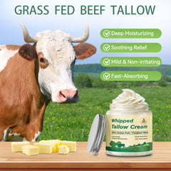 Letscarey beef tallow applied to skin for daily moisture.