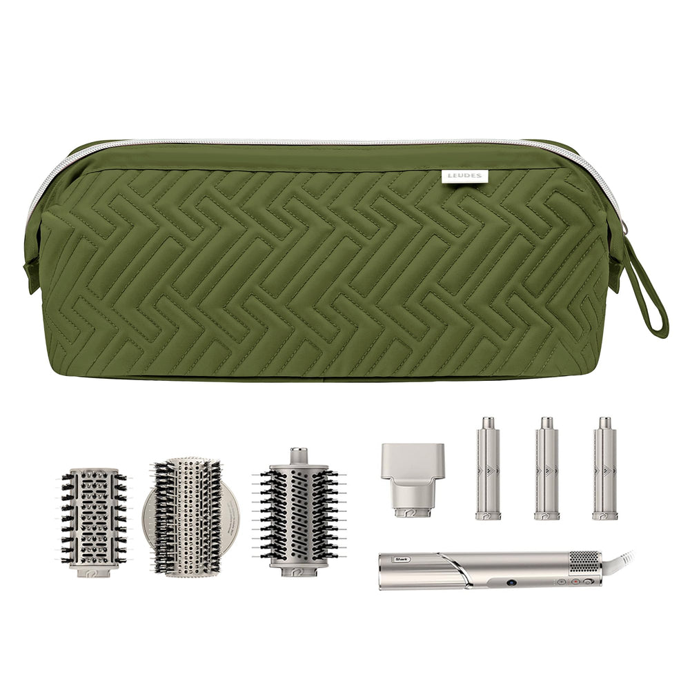 Leudes army-green travel bag aesthetic suits stylish professionals seeking portable organization