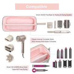 Leudes doctor-bag wide opening enables quick access to styling tools