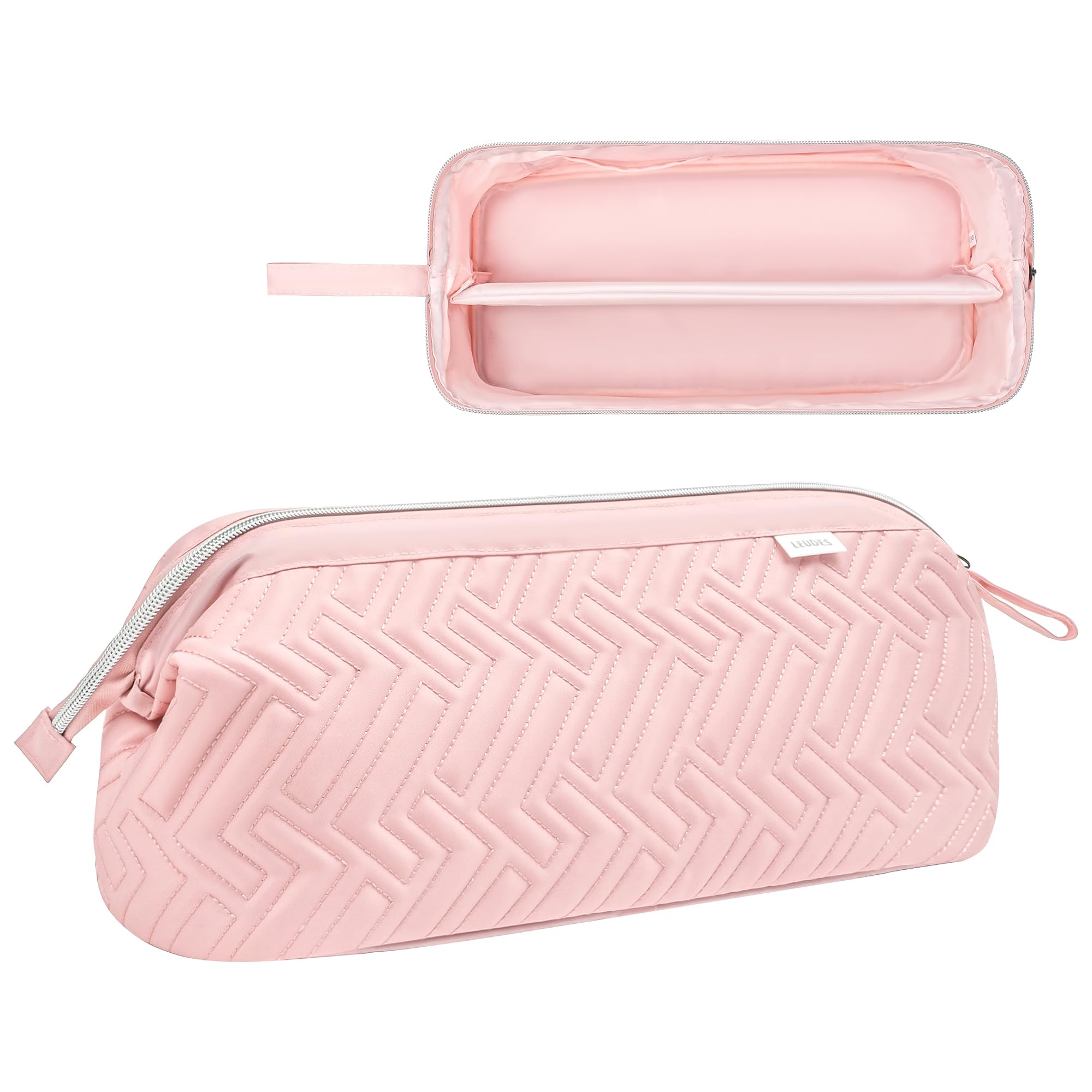 Leudes travel bag carry handle and wall-mount option for tidy storage