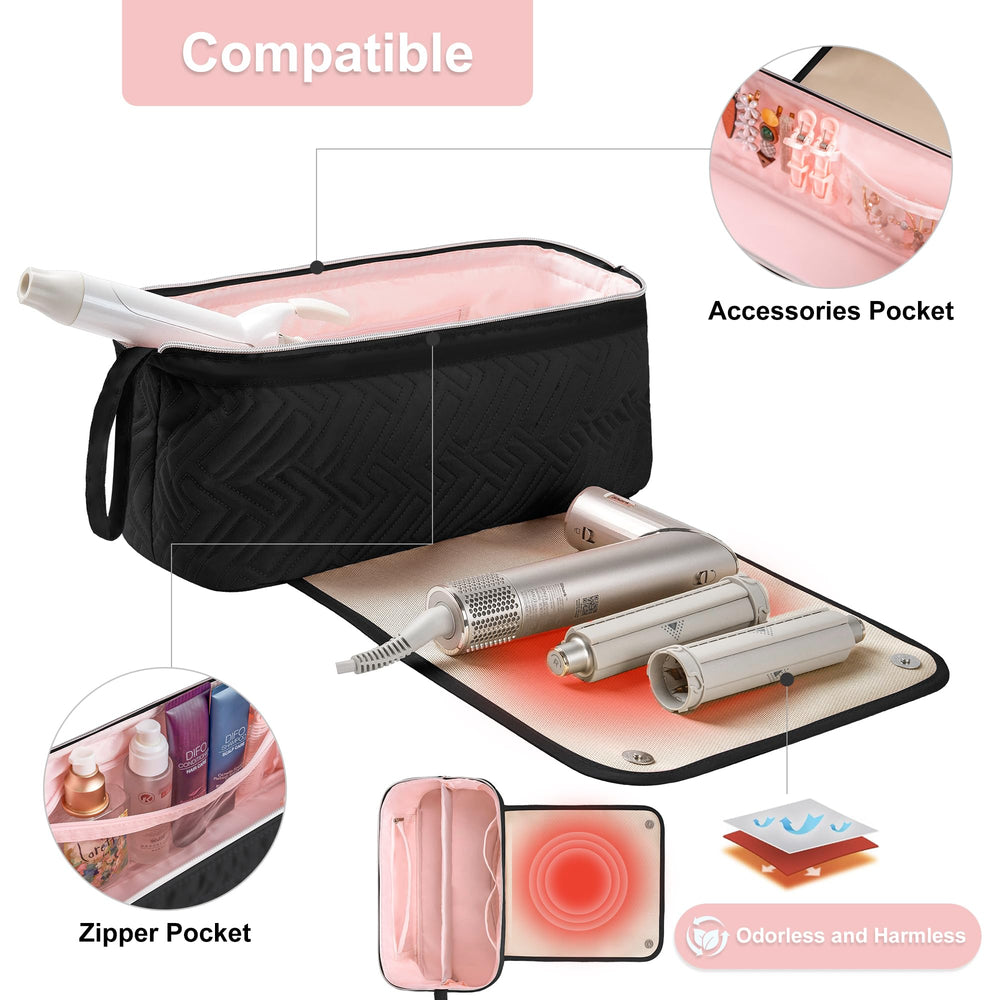 Leudes travel bag doctor bag opening enables quick access to tools
