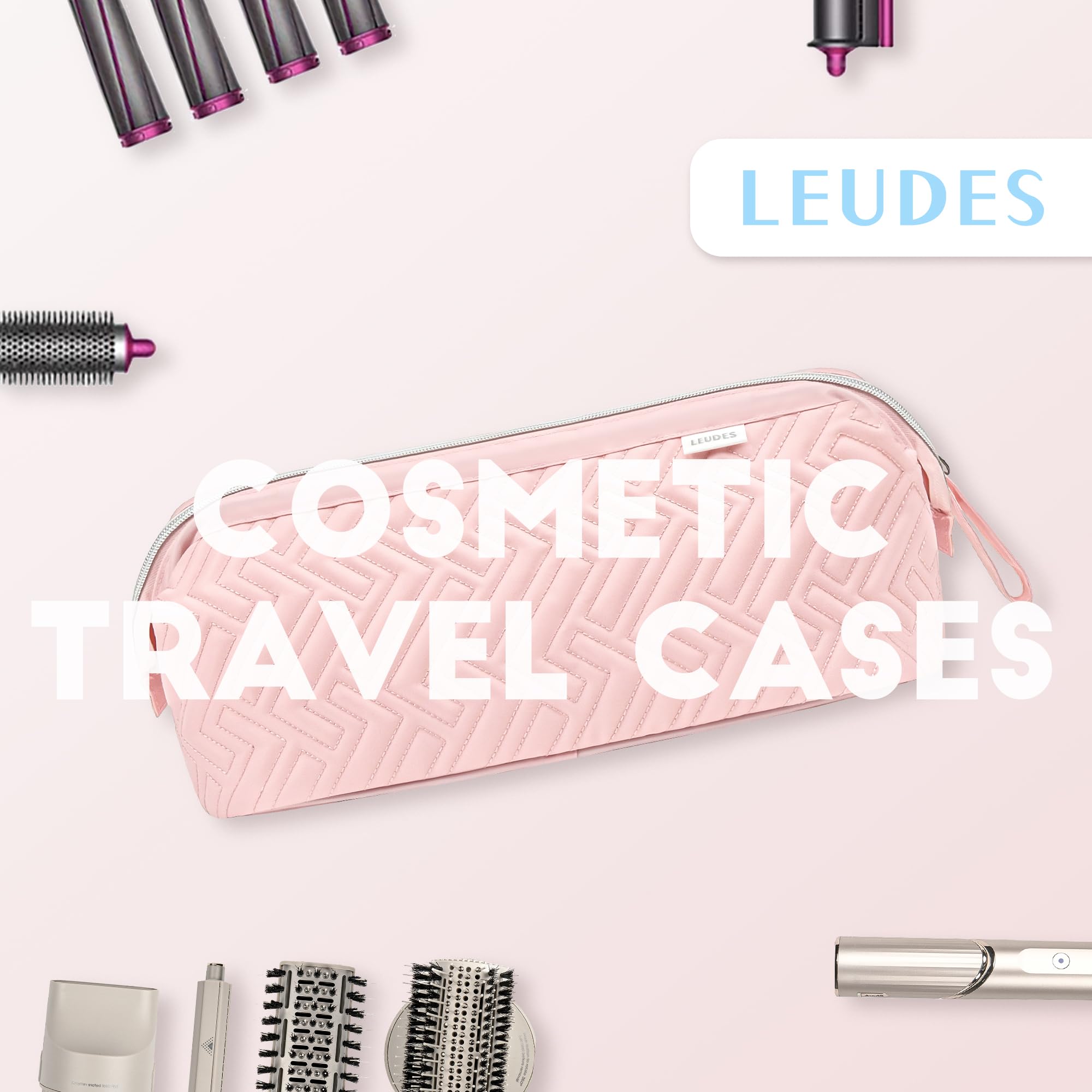 Leudes travel bag nylon material is lightweight and durable for daily use