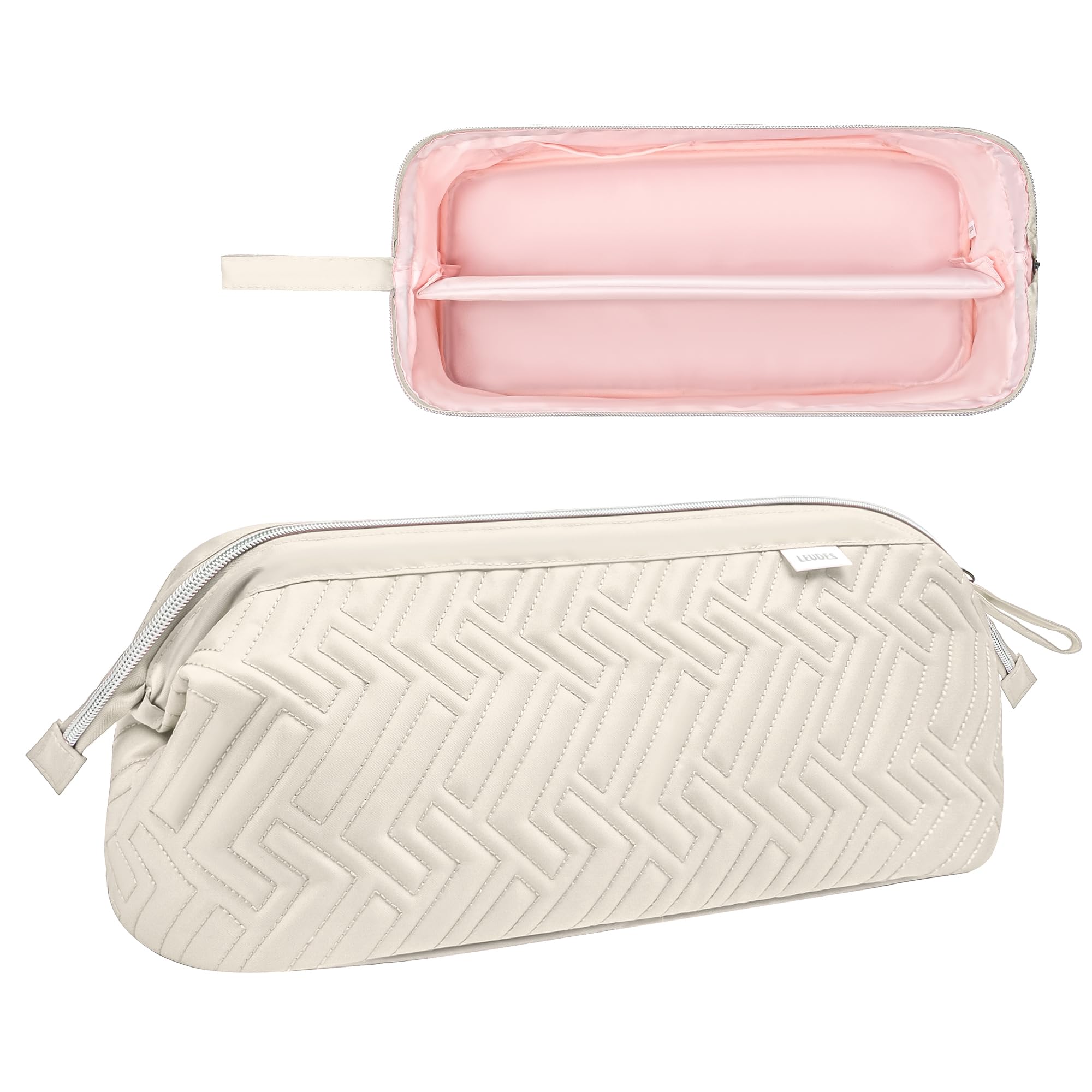 Leudes travel bag used as home and travel organizer for styling tools