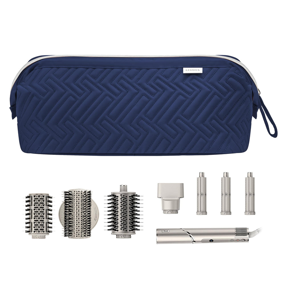 Leudes travel bag interior padded partition promotes protection for wands and devices.