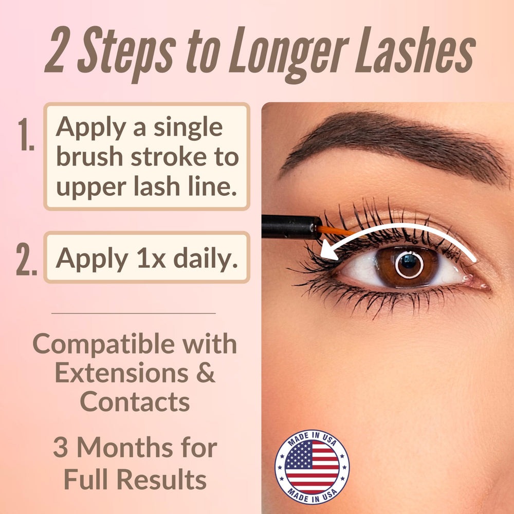 LeVaye Show Lash Serum dispense pump highlights controlled, mess-free application.