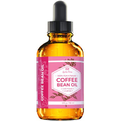 Leven Rose Coffee Bean Oil hair ends application promotes shine and smoothness.