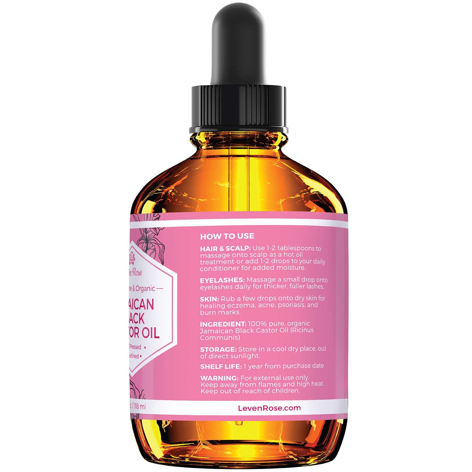 Leven Rose hair-growth scenario with scalp massage and conditioning benefits.