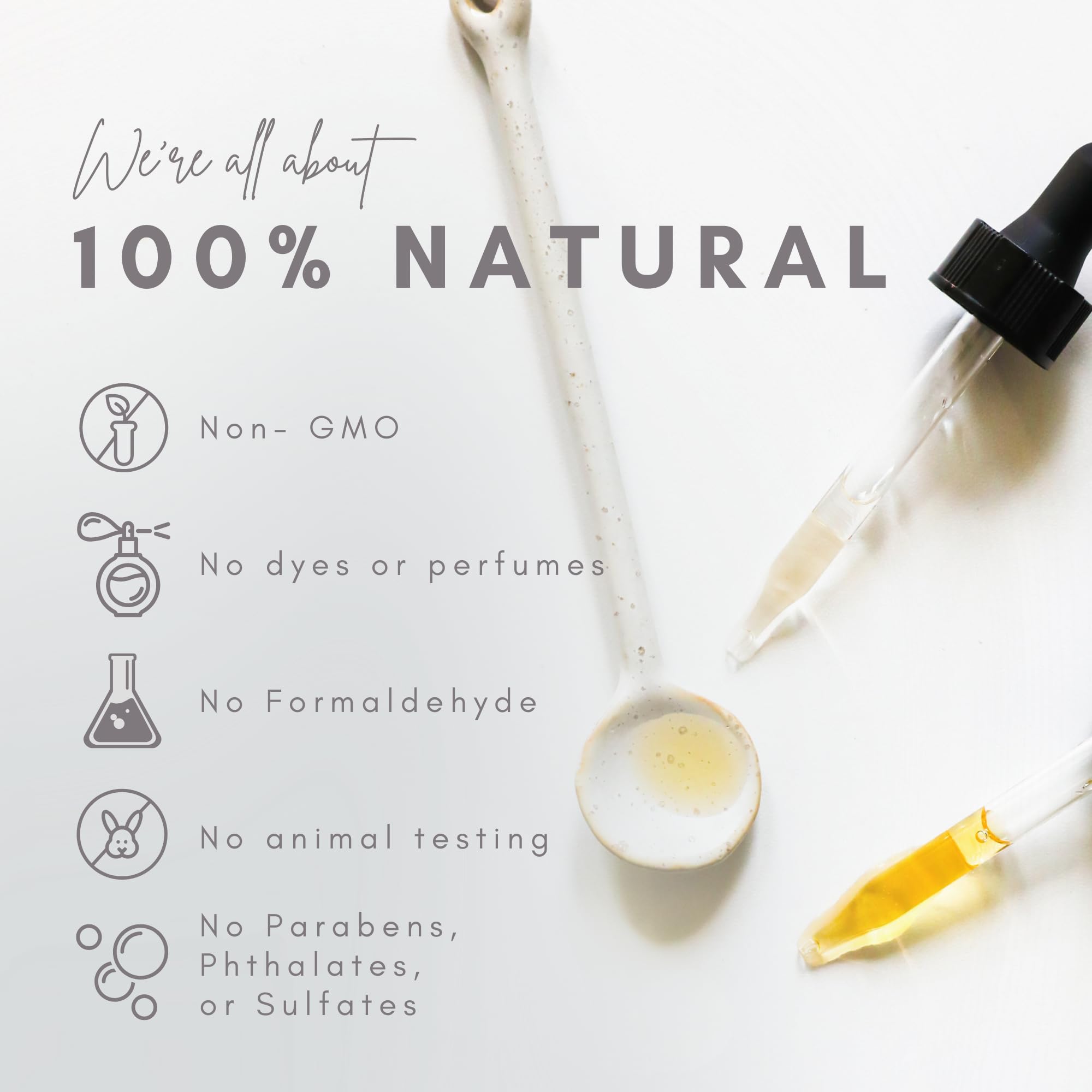 Leven Rose hot oil treatment concept with dropper for routine conditioning.