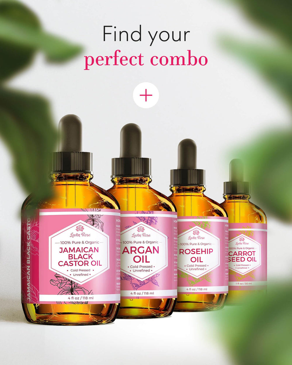 Leven Rose Jojoba Oil on face for daily care routine.