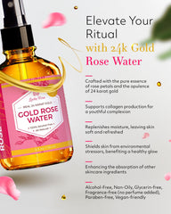 Leven Rose Rose Water Toner rose petals close-up for gentle hydration.