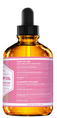 leven rose rosehip oil applied to body for even tone and hydration