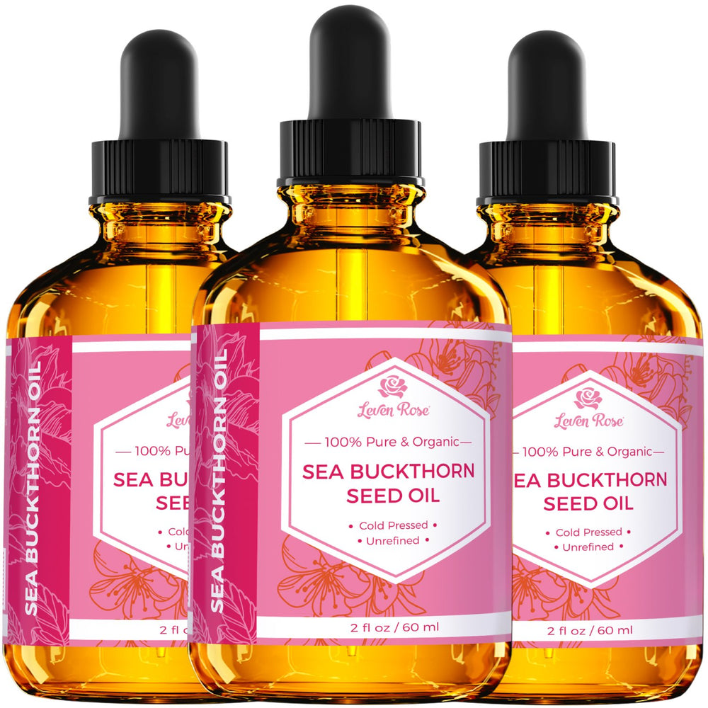 Leven Rose Sea Buckthorn seed oil ritual suggests nightly nourishment