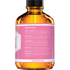 Leven Rose toner mist spray being used for a refreshing mid-day pick-me-up.