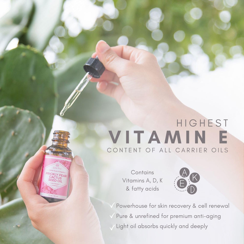 Leven Rose application drops demonstrate easy, controlled dosing for daily moisturizing.