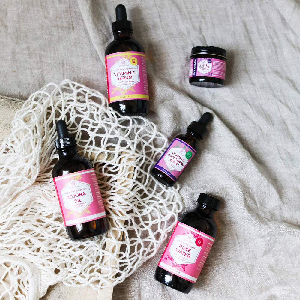Leven Rose vitamin-rich ingredients show vitamins C, E, B for skin support