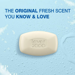 Shower scene featuring Lever 2000 Original bar soap in a daily body routine