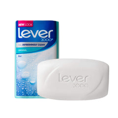 Fresh scent of Lever 2000 Original Bar Soap emphasized in fragrance notes