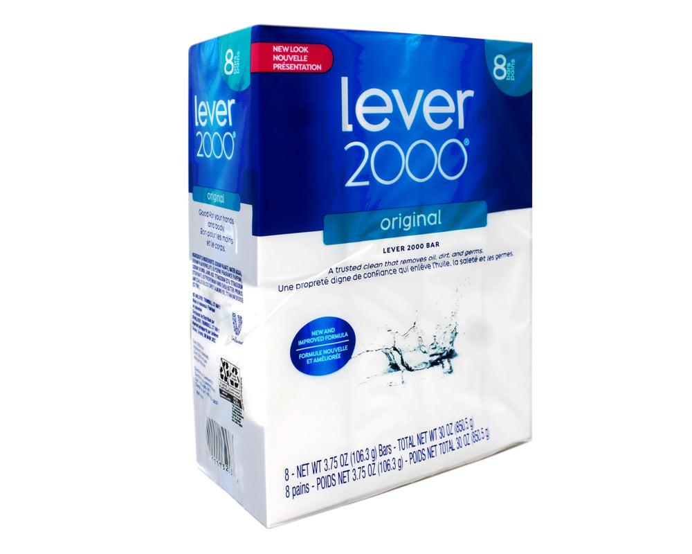 Lever 2000 Original bar soap lather close-up with rich foam for refreshing cleanse