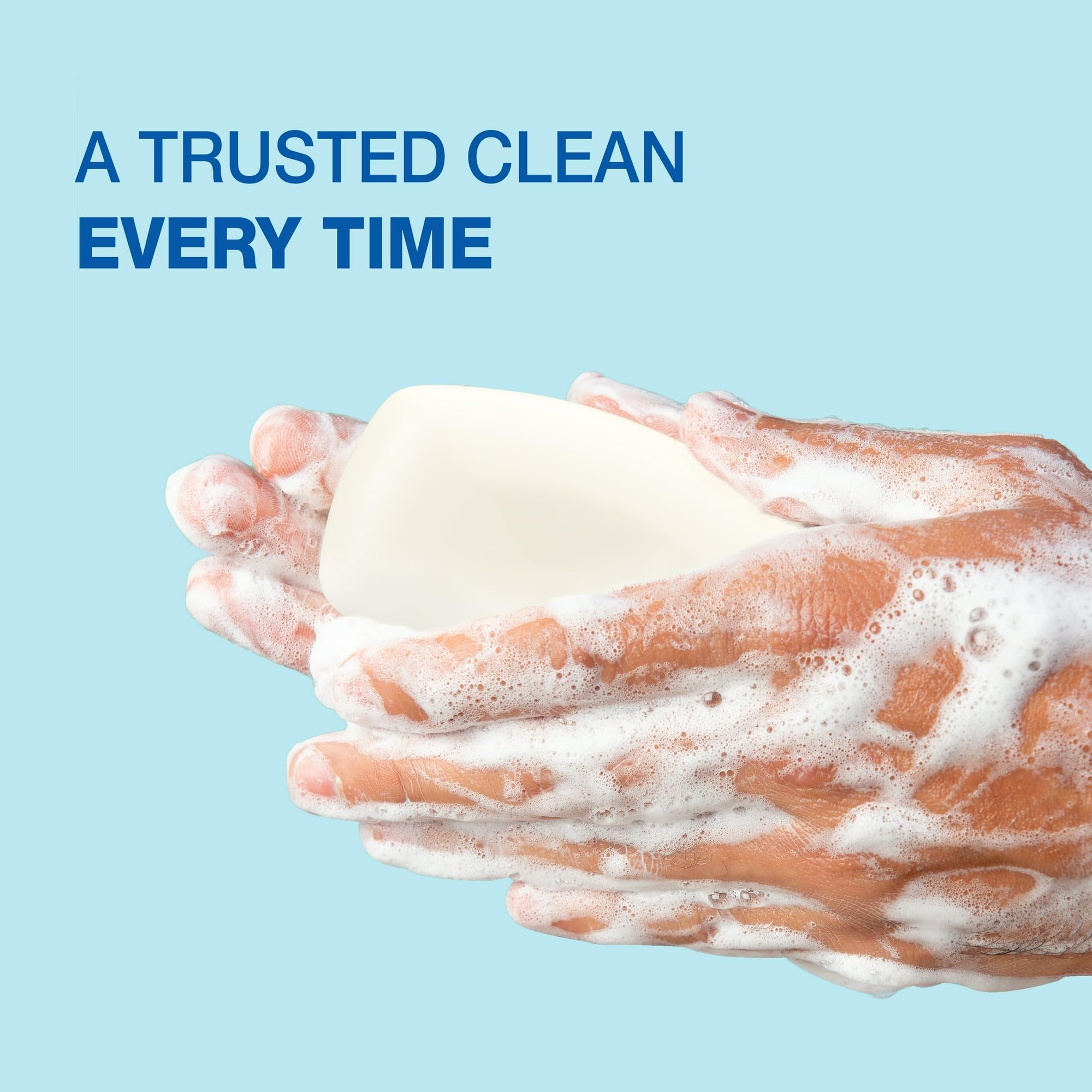 Lever 2000 bar soap removes dirt and odors during a quick wash