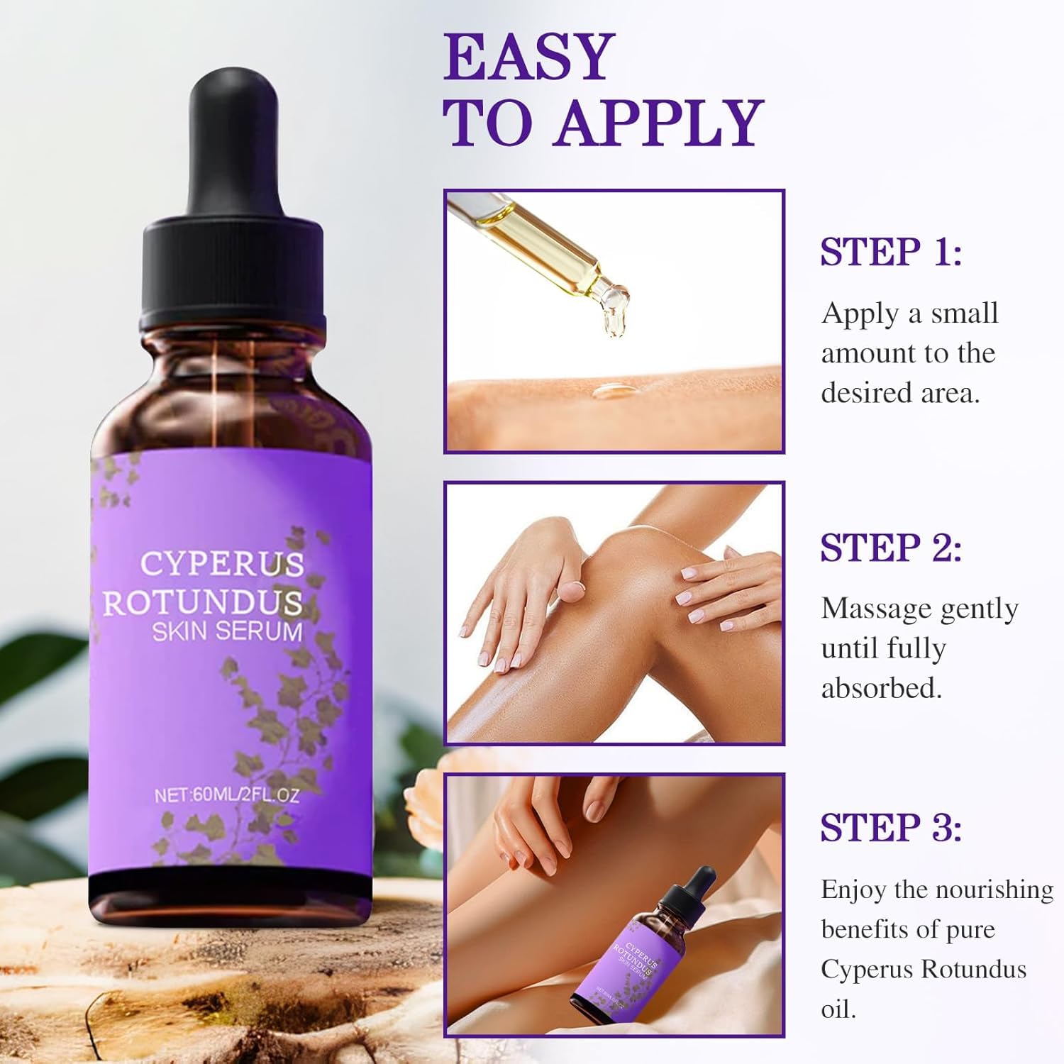 LEWELLRY aftercare use for hair removal supports refreshed skin.