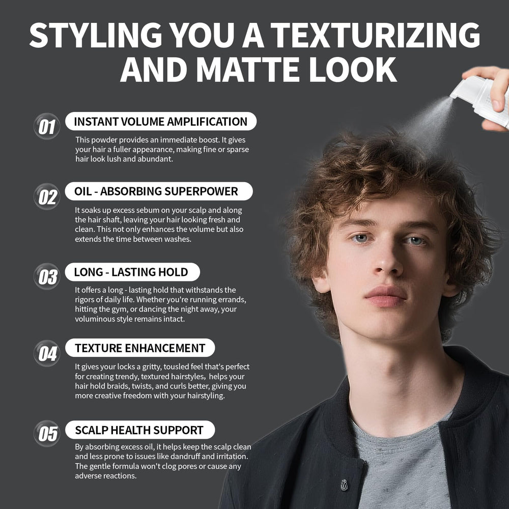 lewodo Volumizing powder nozzle application demonstrated for controlled styling