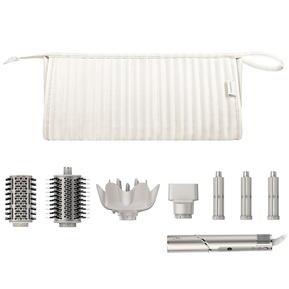 Lexeeco Dyson Air Wrap travel case exterior provides durable protection for tools on trips.