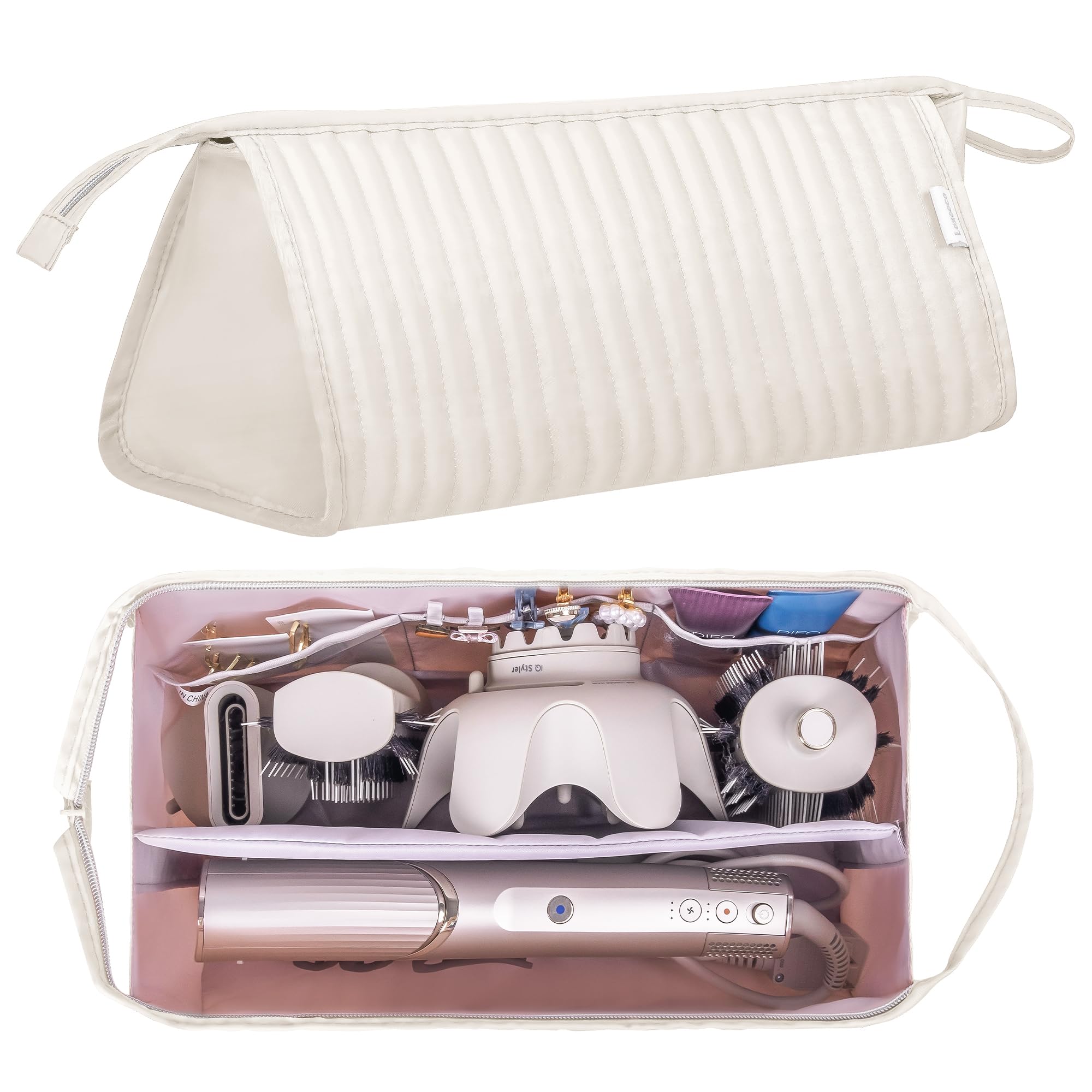 Lexeeco travel case interior dividers offer flexible storage for assorted tools and accessories.