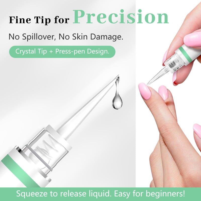 LEYKOSH 2in1 stick design image emphasizes clean, spill-free removal.