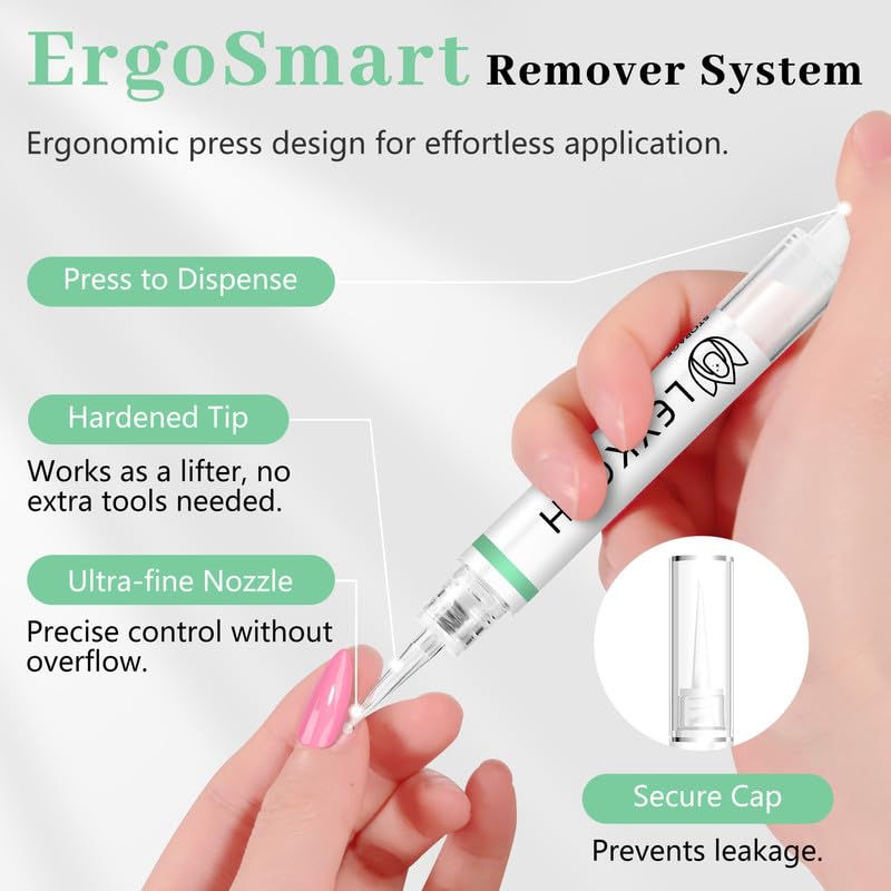 LEYKOSH portable 5ml per-unit pack shown for on-the-go nail changes.
