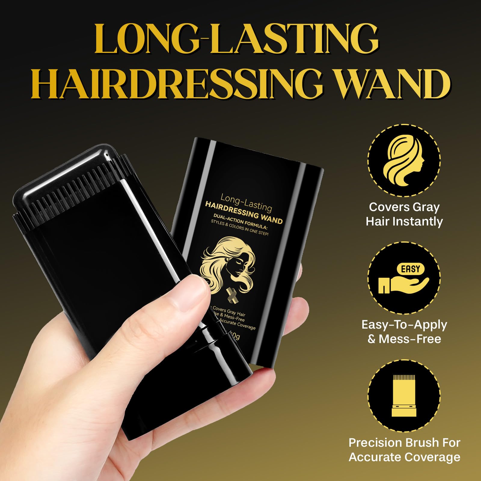 Leyosger compact morning touch-up pack enables fast, discreet color refresh.