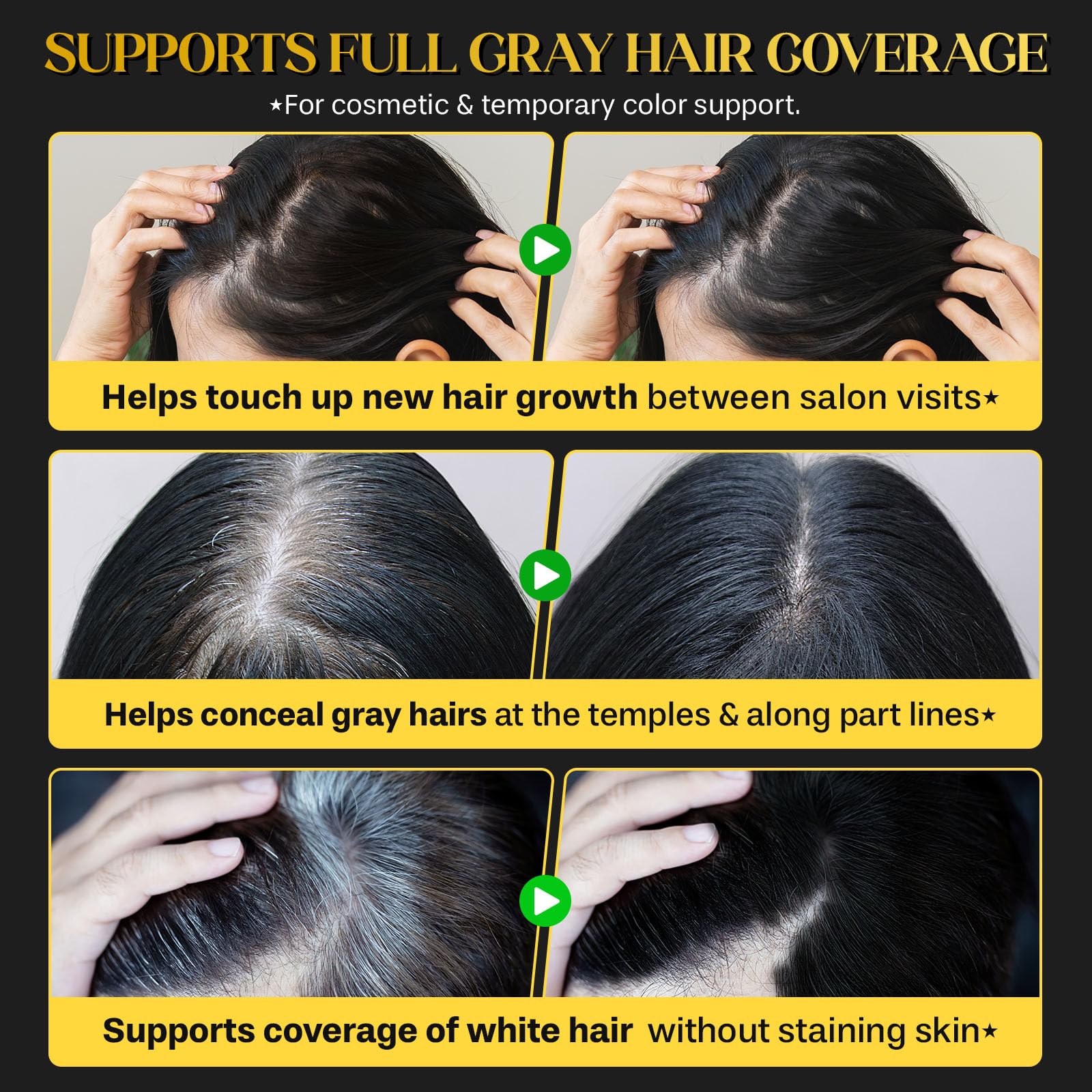 Leyosger natural beeswax and mineral oil ingredients support gentle, scalp-friendly touch-ups.