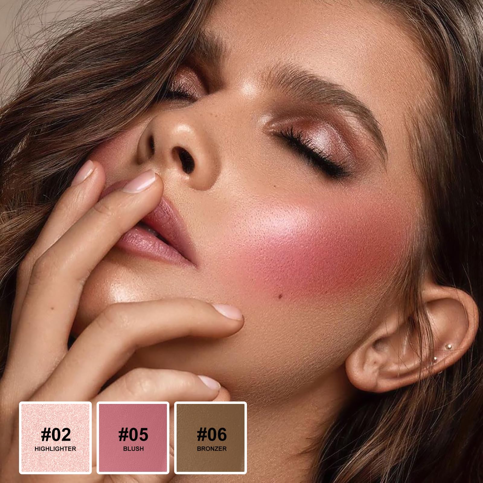 Lezero contour-stick-kit-swatches reveal creamy, blendable colors for easy sculpting